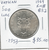 Vatican City: 1964 500 Lire