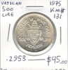 Vatican City: 1975 500 Lire Holy Year - Forgiveness Commemorative