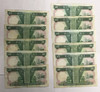 Hong Kong And Shanghai Banking Corp.: 1986-1990 10 Dollars 11 Piece Lot