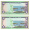 Jamaica: 1986 and 1987 Dollar