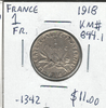 France: 1918 Franc #2