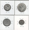 France and Colonies: 1918-1960 4 Piece Coin Lot With Silver