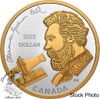 Canada: 2022 $1 Alexander Graham Bell: Great Inventor Gold Plated Pure Silver Proof Dollar