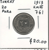 Turkey: 1913 20 Para