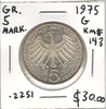 Germany: 1975G 5 Mark #2