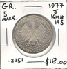Germany: 1977J 5 Mark