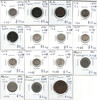 World Bulk Coin Lot:  Great Britain, Mexico, Netherlands 15 Pcs Including Silver