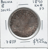 Bolivia: 1840 8 Soles Uncirculated