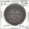 France: 1873A 5 Francs #5