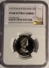 British Virgin Islands: 1975FM 25 Cent NGC PF68 Ultra Cameo