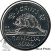 Canada: 2020 5 Cent Nickel Original Wrap Roll