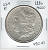 United States: 1886 Morgan Dollar MS60