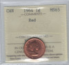Canada:  1964 1 Cent  ICCS  MS65 Red