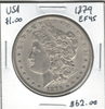 United  States: 1879 Morgan Dollar EF45