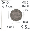 Great Britain: 1896 6 Pence