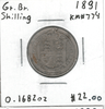 Great Britain: 1891 Shilling #5