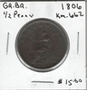 Great Britain: 1806 1/2 Penny #3