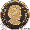 Canada: 2012 $1 Loonie Silver with Gold Plating Proof Coin