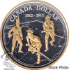 Canada: 2012 $1 200th Anniversary of the War of 1812 Proof Gold Plated Silver Dollar