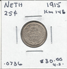 Netherlands: 1915 25 Cents