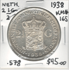 Netherlands: 1938 2 1/2 Gulden #2