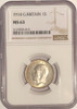 Great Britain: 1914 Shilling NGC MS63
