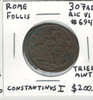 Rome: 307 AD Follis Constantinus I, Trier Mint, Genius