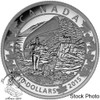 Canada: 2015 $10 Canoe Across Canada Wondrous West Silver Coin