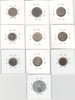 World Bulk Coin Lot: Belgium, India, Straits Settlements (10 Pcs, Includes Silver)