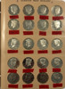 United States: 1967 - 2021 Kennedy 50 Cent Half Dollar Collection in Book (46 Coins)