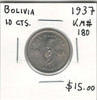Bolivia:  1937  10 Centavos