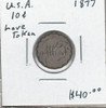 United States: 1877 10 Cent Love Token