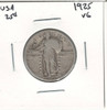 United States: 1925 25 Cent VG