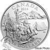 Canada: 2014 $15 Exploring Canada - Gold Rush Silver Coin