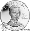 Canada: 2011 $15 Ultra High Relief Prince William Silver Coin