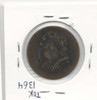 Lower Canada: 1820 Bust and Harp 1/2 Penny  LC-60-15
