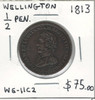 Wellington: 1813 1/2 Penny WE-11C2