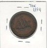 New Brunswick: 1854 1/2 Penny NB-1B (Scratch)