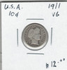 United States: 1911 10 Cent VG