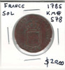 France: 1785 Sol