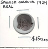 Spanish Colonial: 1724 Real