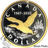 Canada: 2022 $1 35th Anniversary of the Loonie 2 oz Pure Silver Coin