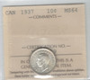 Canada: 1937 10 Cents    ICCS    MS64