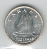 Canada: 1953 10 Cents  NSF ICCS MS65