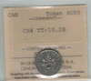 Canada: 1965 10 Tokens Test Token ICCS AU50