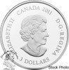 Canada: 2011 $3 August Peridot Birthstone Silver Coin