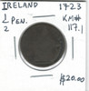 Ireland: 1723 1/2 Penny