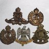 Great Britain/Canada: Lot of 5 Cap Badges, Mostly WWII Era