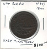 United States: Van Buren 1837 - 1841 Hard Times Token