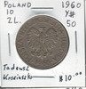 Poland: 1960 10 Zlotych Tadeusz Kosciuszko